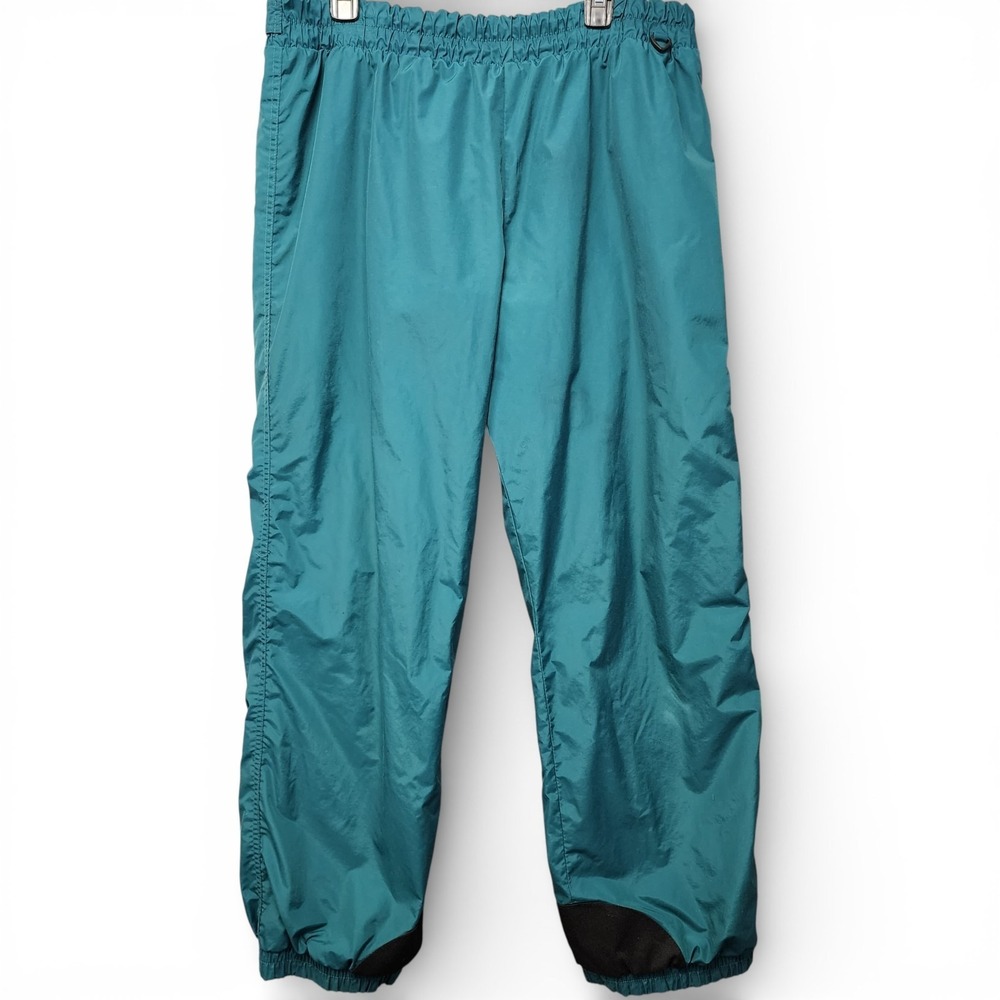 Vintage Columbia Snow Pants Mens XL Green Lined Back‎ Pocket Outdoors Skiing
